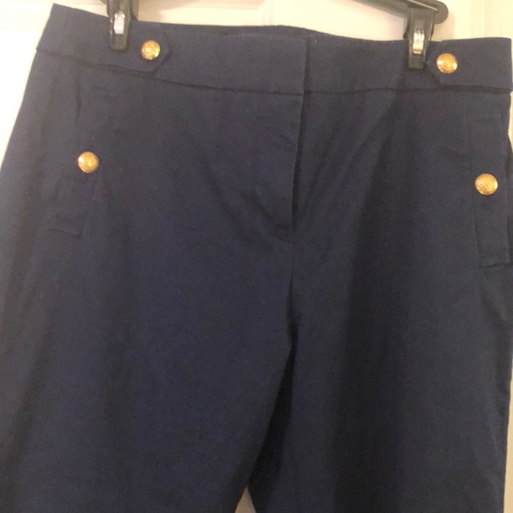 Talbots blue capris, Size 10 p, great condition - Picture 2 of 4